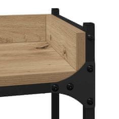 Vidaxl Polica za pralni stroj 67 x 25 x 163 cm Konstruiran les