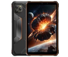 Blackview ACTIVE 5 robusten tablični računalnik, 4G, 8GB+128GB, Android, 6600mAh, BT, črno oranžen (Black Orange)
