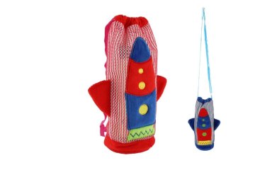 Teddies Plišasta prevleka za otroško stekleničko raketa pliš 12x22cm