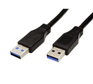 Goobay USB3.0 A(M) do USB3.0 A(M) SuperSpeed 5Gbps 0,5 m, črna