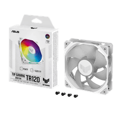 ASUS TUF Gaming TR120 ARGB ventilator, 120mm, PWM, bel (90DA0093-B09000)