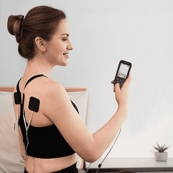 Manta Combo R-C101L mišični elektrostimulator, 4 elektrode, 40 stopenj intenzivnosti, črn