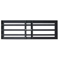 Vidaxl Nadomestna glava za vrtnarsko rake Črna Prašno lakirano jeklo