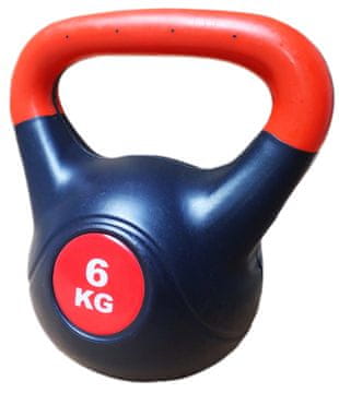 Kubisport Kettlebell s cementnim polnilom 6 kg