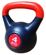 Kubisport Kettlebell s cementnim polnjenjem 4 kg