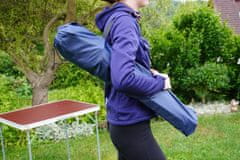 Kubisport Lahki zložljivi stol temno modre barve