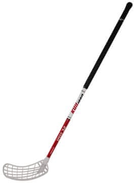 Freez Florbalna hokejska palica SPEED 32 belo-rdeča 100 cm okrogla MB leva