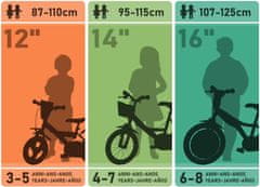 Dino bikes Dekleta kolo Dino kolesa BARBIE 12"