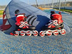 Kubisport Otroške inline drsalke CS310K rdeče velikosti 38-42