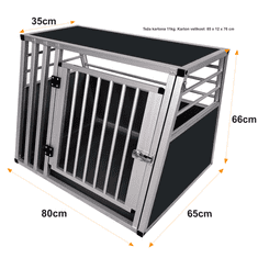 COAZON Transportna ALU kletka za psa - 8Y