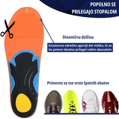 Orthexa Športni vložki za čevlje – Active - S (34-37)
