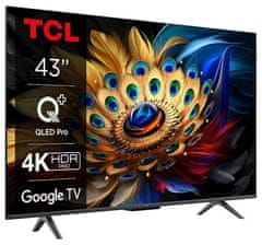 TCL 43C655 televizor, 108cm (43), QLED, GoogleTV
