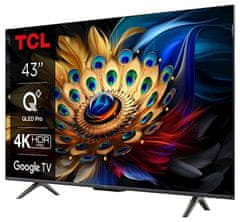 TCL 43C655 televizor, 108cm (43), QLED, GoogleTV