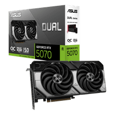 ASUS Dual GeForce RTX 5070 12GB GDDR7 OC grafična kartica (90YV0M17-M0NA00)