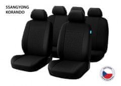 Cappa Prevleke za avtomobilske sedeže Perfetto TX SSangYong Korando črna