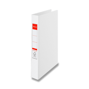 Esselte Štirikotni mape A4, 42 mm - bela