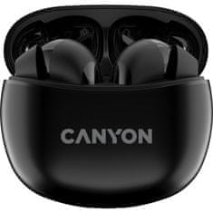 Canyon Resnično brezžične stereo slušalke TWS-5 Black