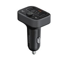 FM2 Transmiter, bluetooth, prostoročna naprava + avtopolnilec 2x USB A in USB-C 18W