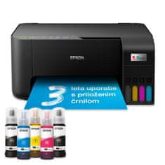Epson Tiskalnik multifunkcijski brizgalni barvni EcoTank A4 enostransko skeniranje USB WiFi 20ppm (C11CJ67434)