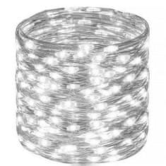 Springos božične lučke 300 LED hladno bela 8 funkcij 30+3m