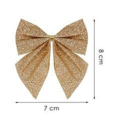 Springos božični okrasek pentlja 8x7cm 6kos
