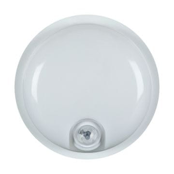 Ideus LED stenska svetilka 15W 4100k 1500lm IP65 140° ELIAS s senzorjem BELA