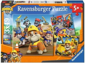 Ravensburger Robi in prijatelji sestavljanka, 3x49 delov