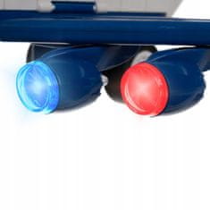 Kruzzel LED interaktivno zložljivo policijsko letalo zvok 63cm