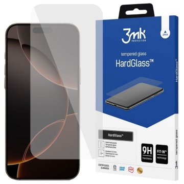 3MK Nerazbito kaljeno steklo za Apple iPhone 16 Pro Max, iPhone 17 Pro Max, odporno proti praskam, 0,3 mm - HardGlass 3mk