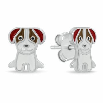 Brilio Silver Igrivi srebrni uhani Psi EA1208W