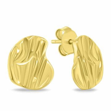 Brilio Silver Moderni pozlačeni uhani EA1217Y