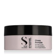 Alfaparf Milano Semi Di Lino Style & Care Glossy Pomade vosek za lase močna fiksacija 90 ml za ženske