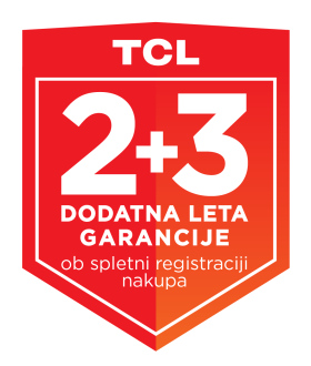 Z registracijo do 5 let garancije