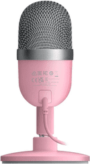Razer Seiren Mini, roza. Mikrofon 