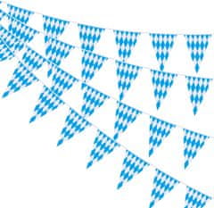 PartyBox Oktoberfest plastične zastavice – 10 m