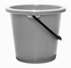 plastično vedro 8l sivo