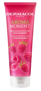Dermacol Gel za prhanje Divja malina Aroma Moment (slasten gel za prhanje) 250 ml