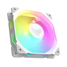 ASUS TUF Gaming TR120 ARGB ventilatorji, 3x 120mm, PWM, beli, Triple Pack (90DA0093-B09020)
