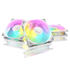 ASUS TUF Gaming TR120 ARGB ventilatorji, 3x 120mm, PWM, beli, Triple Pack (90DA0093-B09020)