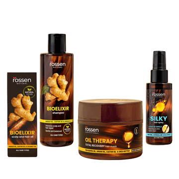 ROSSEN Natural Kvatro set za nego in rast las