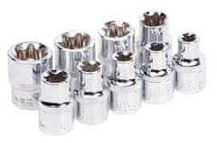 shumee 1/2" Torx nasadni ključi, komplet 9 kosov