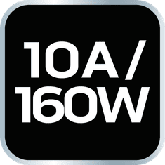 shumee Avtomatski polnilnik 10A/160W, 3-200Ah, za kislinske / AGM / GEL akumulatorje