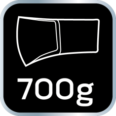 shumee Sekira 950 g, glava 700 g, ročaj iz vlaken, 17,5"