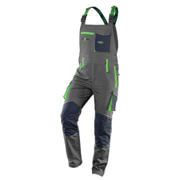 slomart NEO tools 81-247-S delovne hlače s škornji, 100% bombaž, ripstop, velikost S