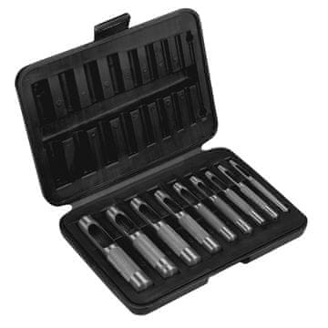 Topex Rezalniki lukenj, razpon 3-12 mm, 9 kosov.