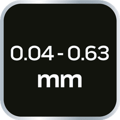 shumee Merilna sonda 26 rezil (0,04 - 0,63 mm) 65MN/nerjaveče jeklo