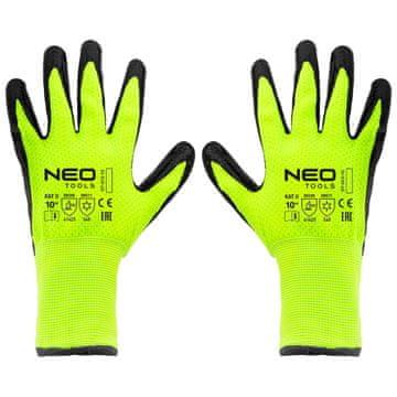 slomart Delovne rokavice NEO TOOLS, vel. 10, flis, lateks
