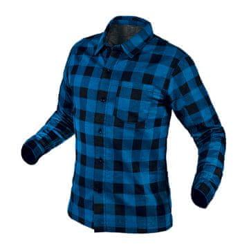slomart Koszula flanelowa NEO TOOLS, granatowa, vel. XXXL