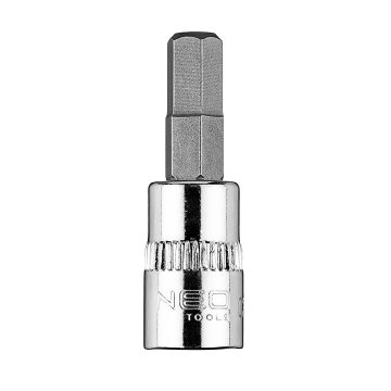 shumee Šesterokotni nastavek H6 na 1/4" nastavku, kratek, 37 mm