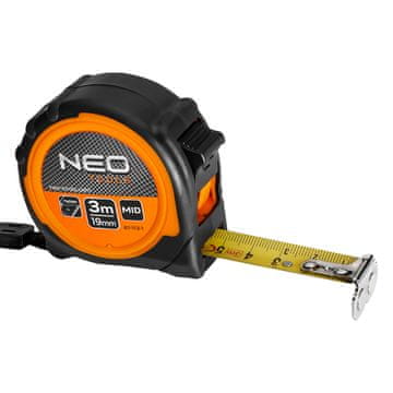Topex Jeklen merilni trak 3 m x 19 mm, magnet